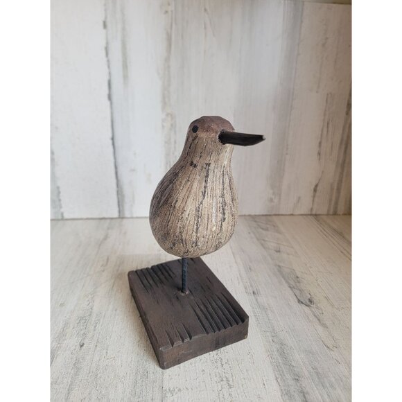 Wooden bird neutral unique home decor seagull - Picture 4 of 6